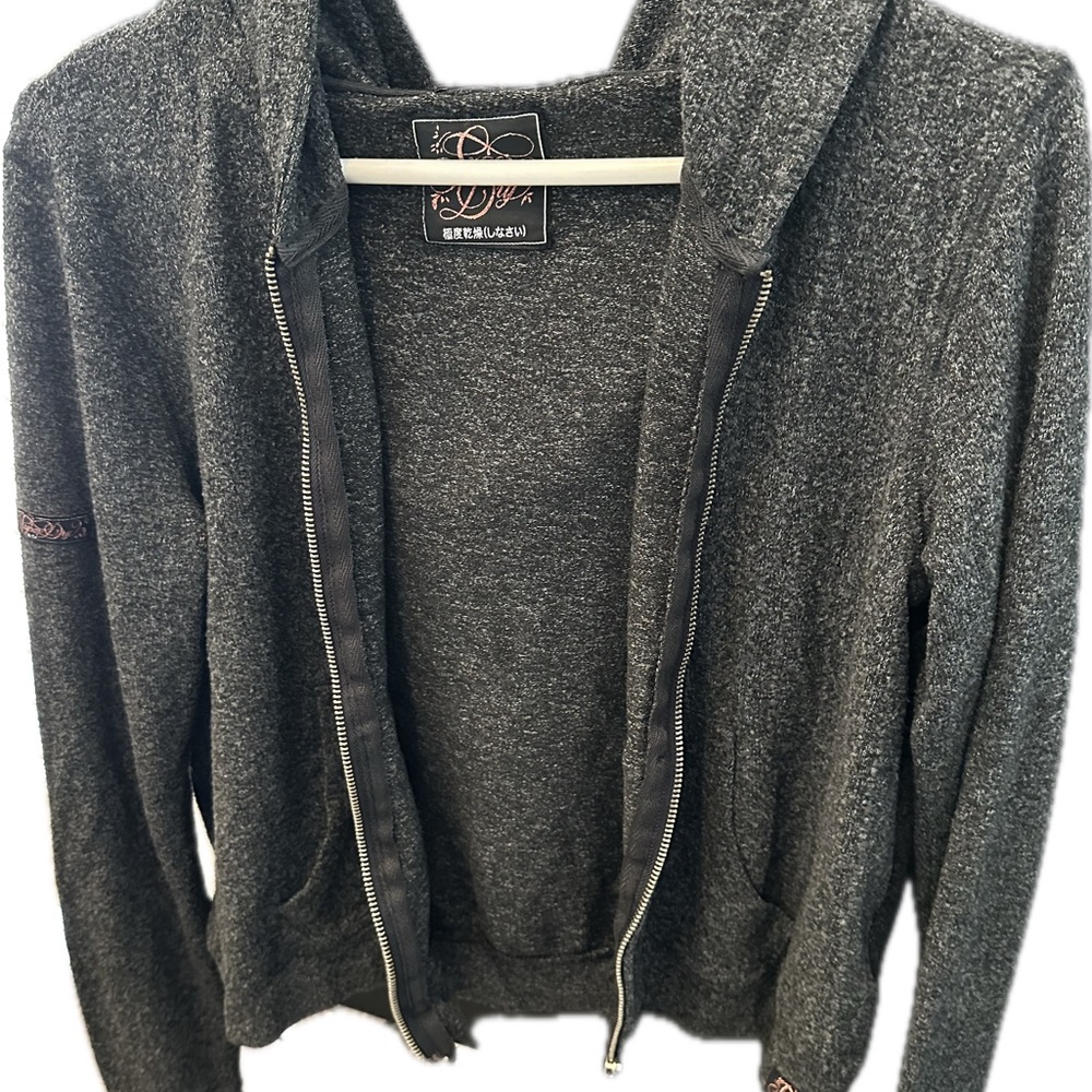 Superdry Charcoal Knit Sweater